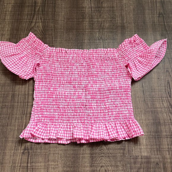 LJC designs Tops - LJC designs PLAID CROP TOP SIZE S/M